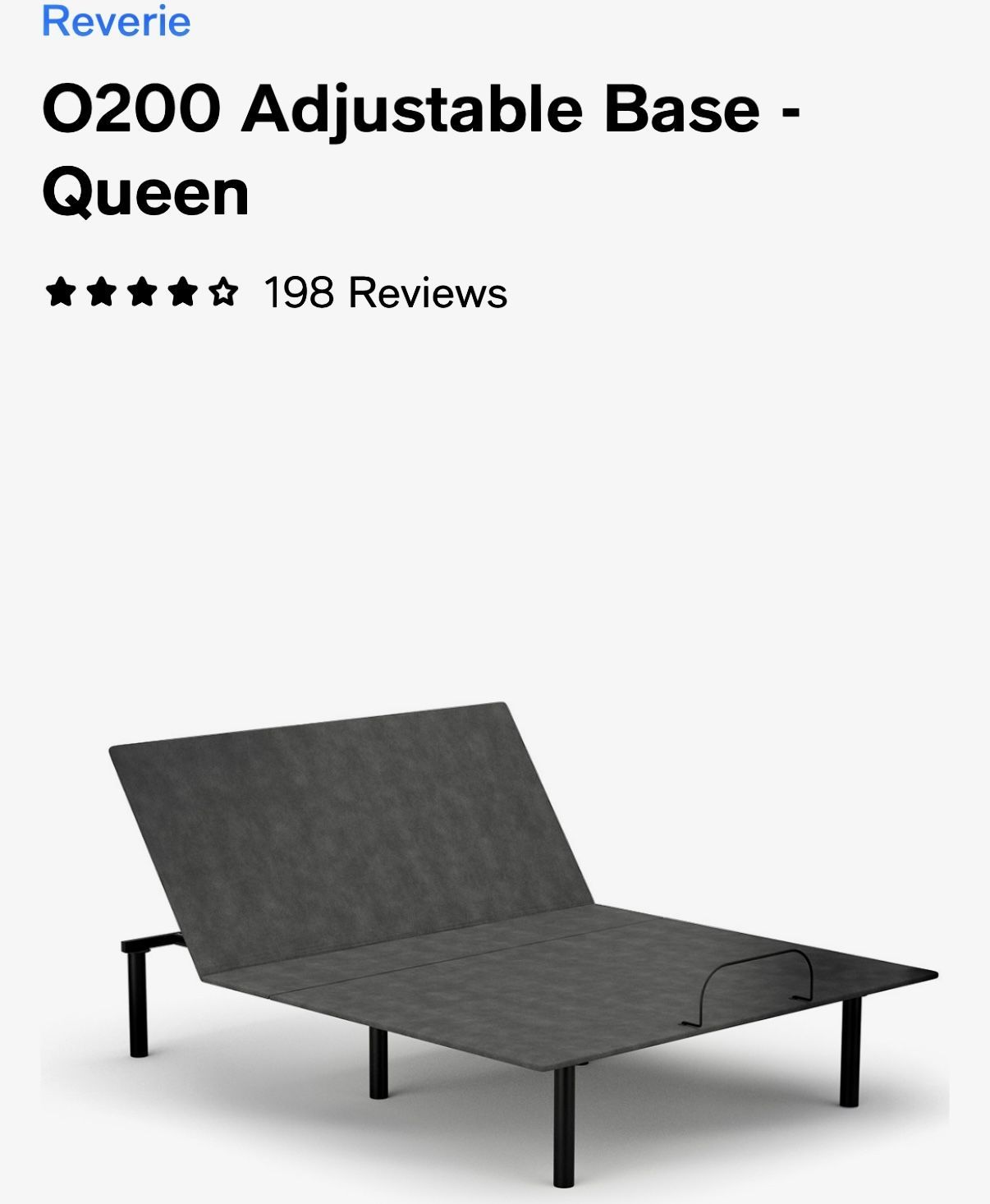 Queen Size Adjustable Bed
