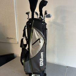 Wilson Complete Golf Club Set w/ Bag & Tees – Great Condition!