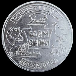 Vintage Farm Show Token Harrisburg, PA