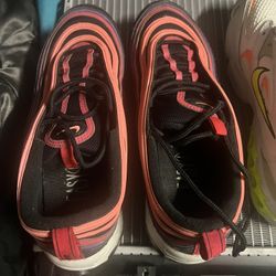 2 Pairs Of Nikes And One Pair Of Light Up Converse