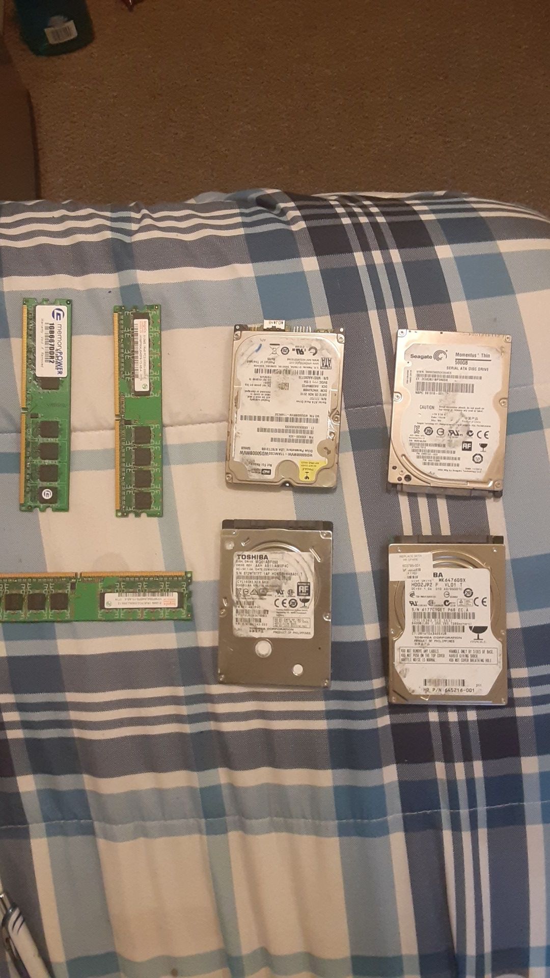 HDD and Memory Boards