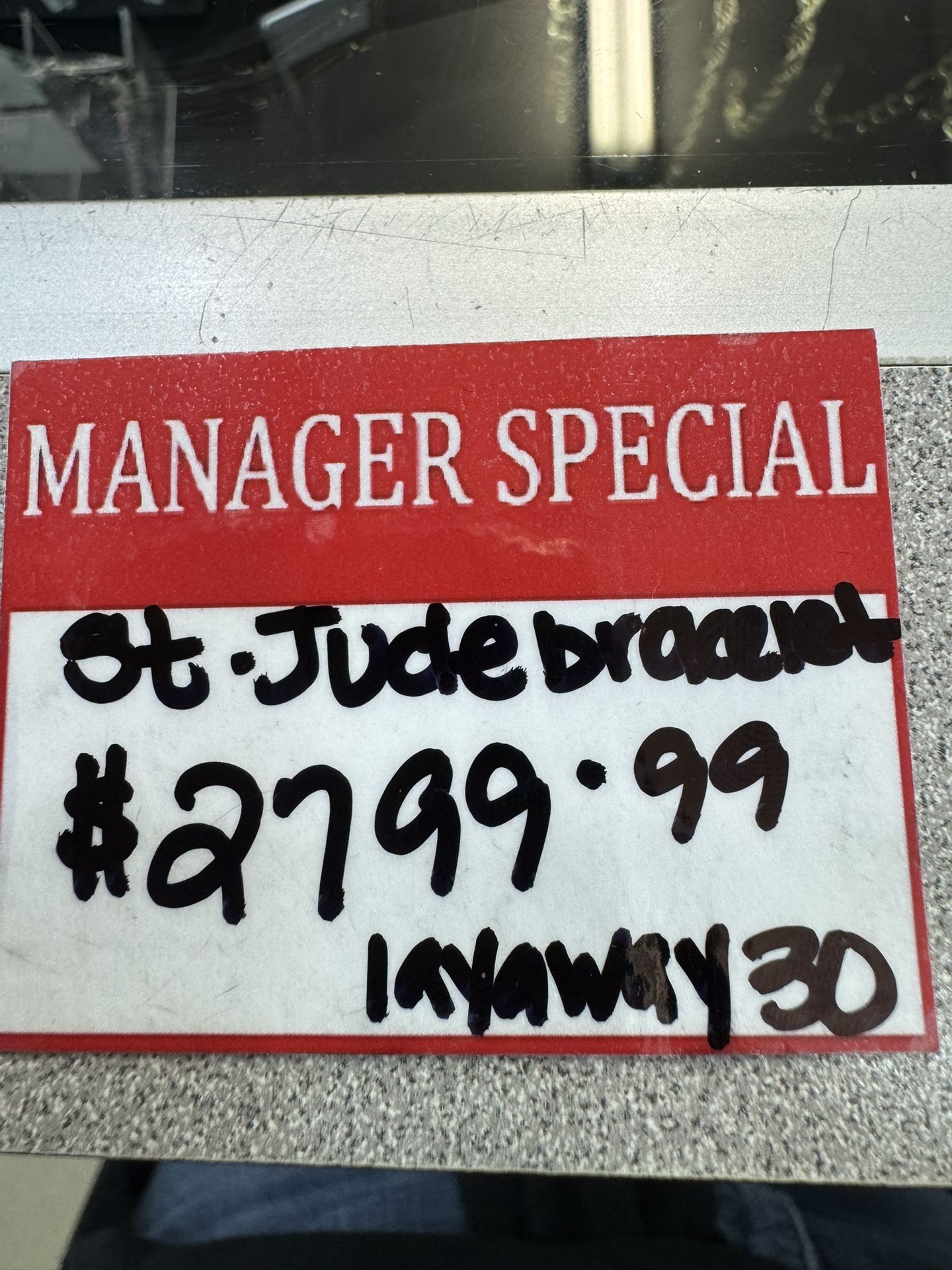 St. Jude Braclet 10k