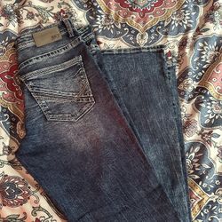 Mens Buckle Jeans