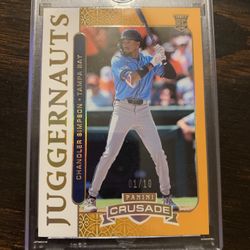 2025 Panini Chandler Simpson  RC Gold Juggernauts  1/10 