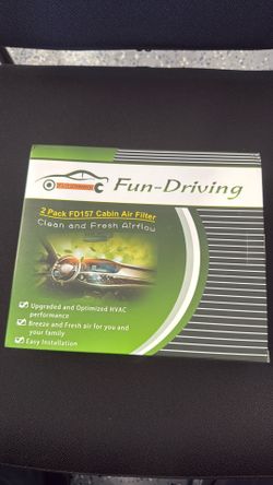 2 Pack FD157 cabin air filter ( Fun Driving)