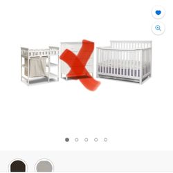 Baby Crib & Changing Table 