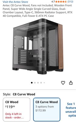 Antec C8 Curve Wood Full-Tower E-ATX PC Case