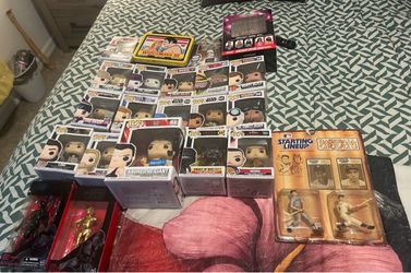 Funko pops and other collectibles