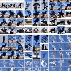 Steel Silhouettes $1 Per Inch Long