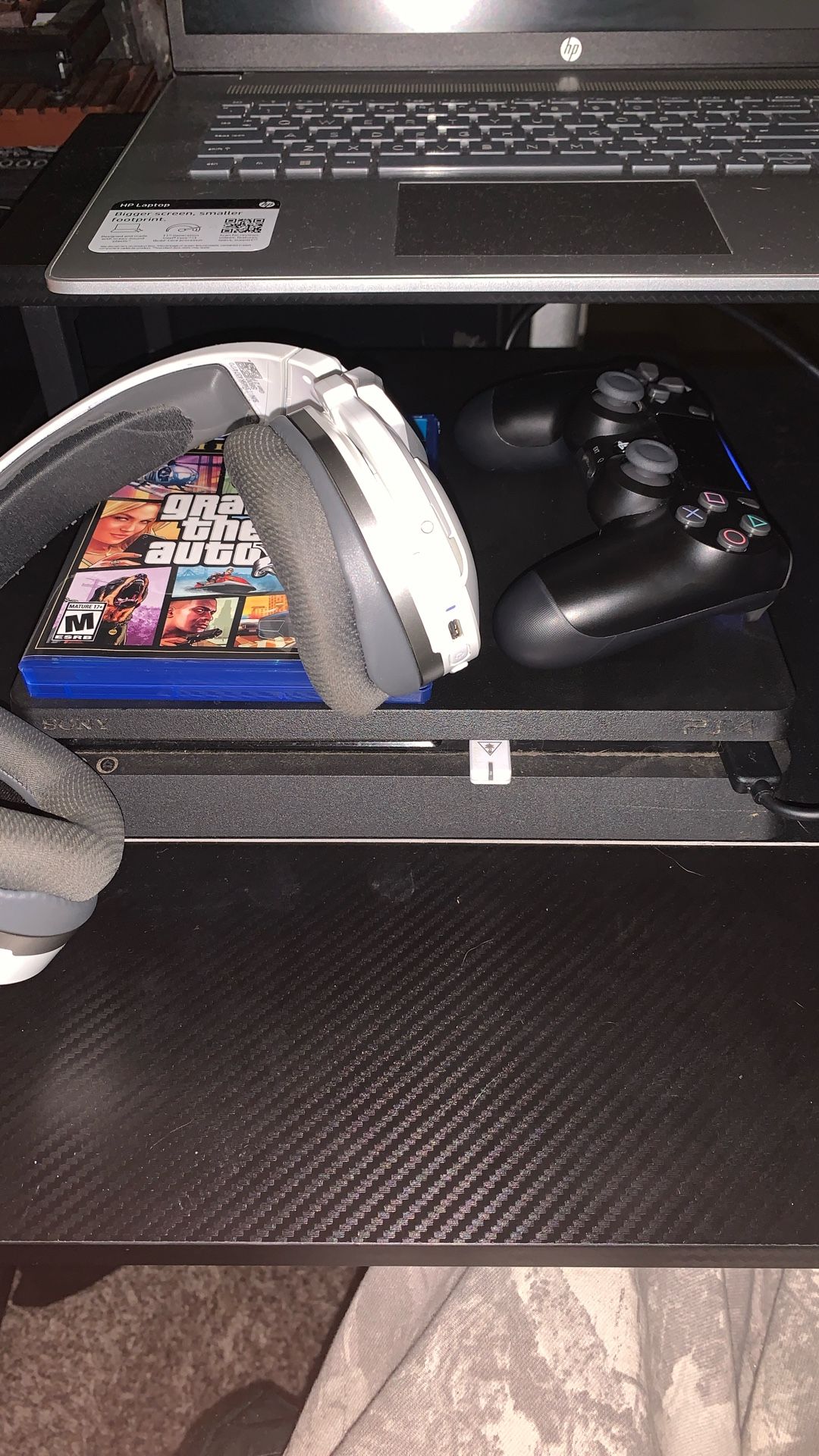 PS4 And Controller With GTA V