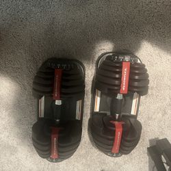 Bowflex SelectTech 552 Adjustable Dumbbells (Pair) – Excellent Condition