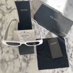 White Prada sunglasses