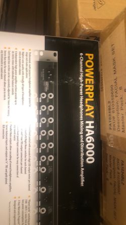 Behringer Powerplay HA6000 Headphone Amplifier