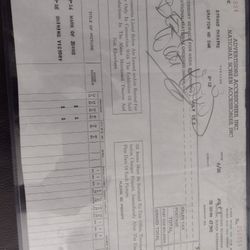 Walt Disney Autograph Collectable 