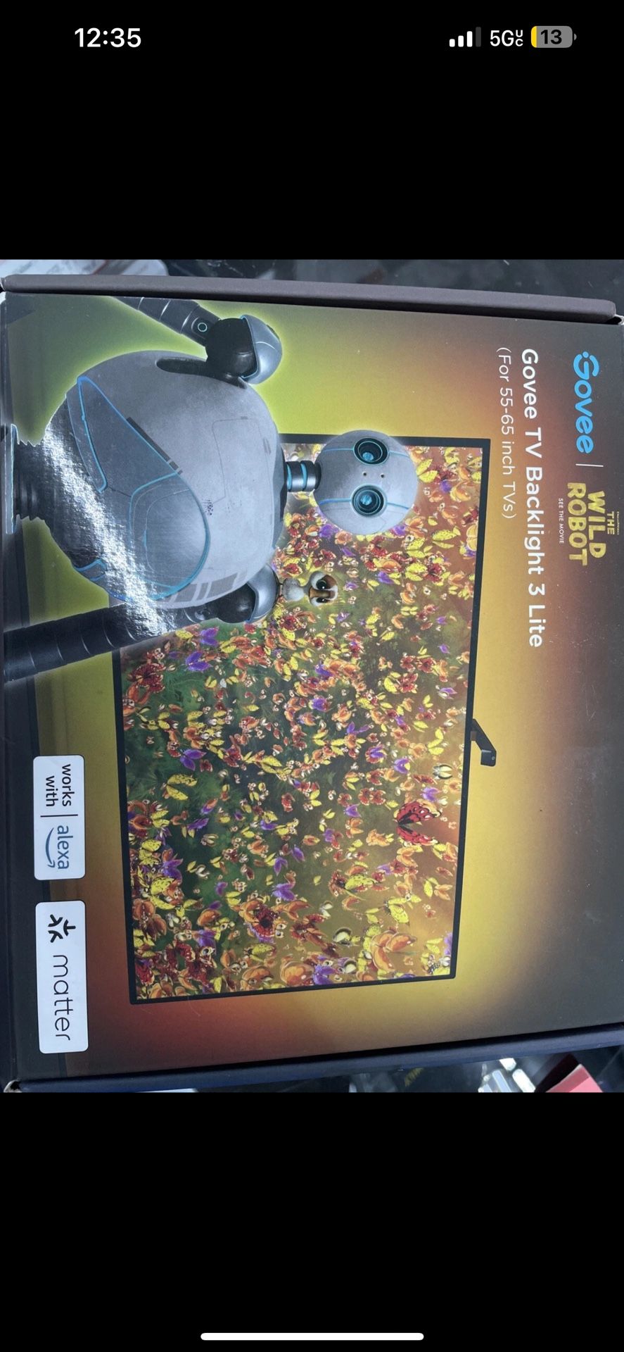 Govee TV Backlight 3 Lite For 55-65 inch TVs New Open Box H6099