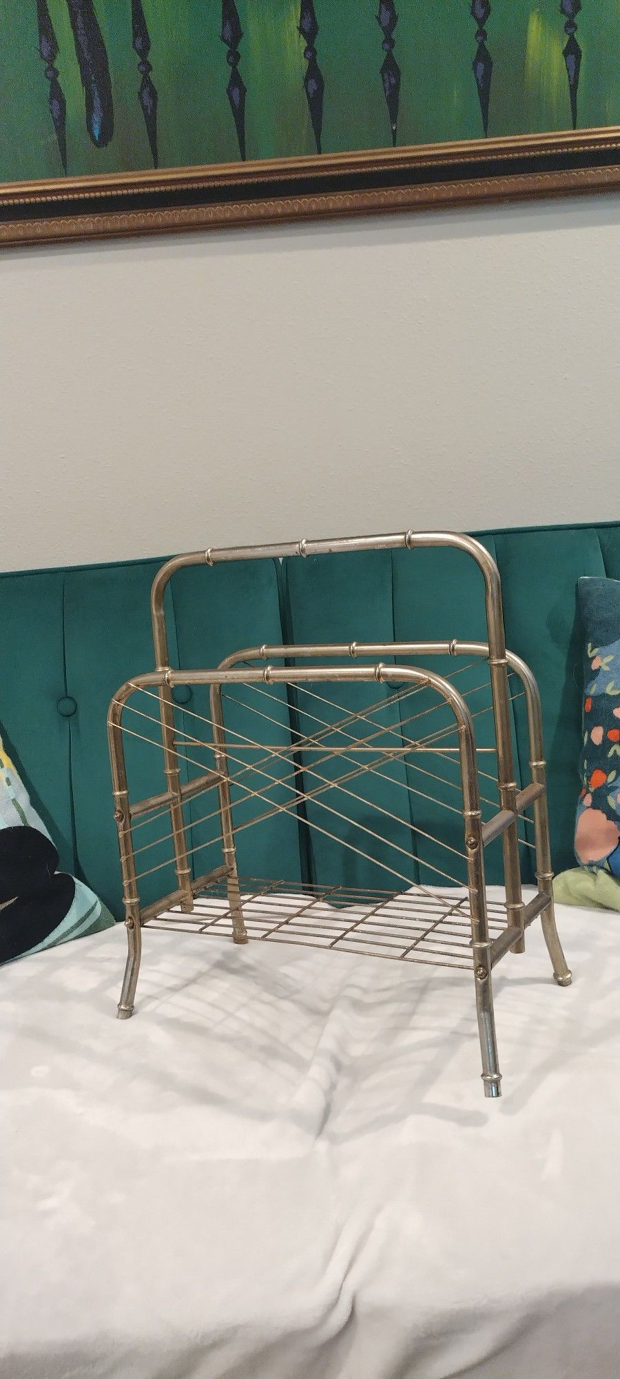 Vintage Magazine Record Rack
