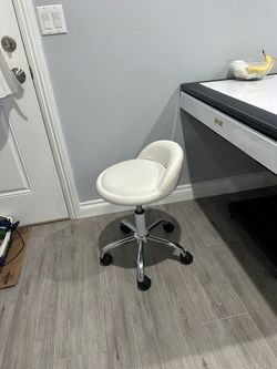 Height Adjustable Rolling Swivel Salon Stool