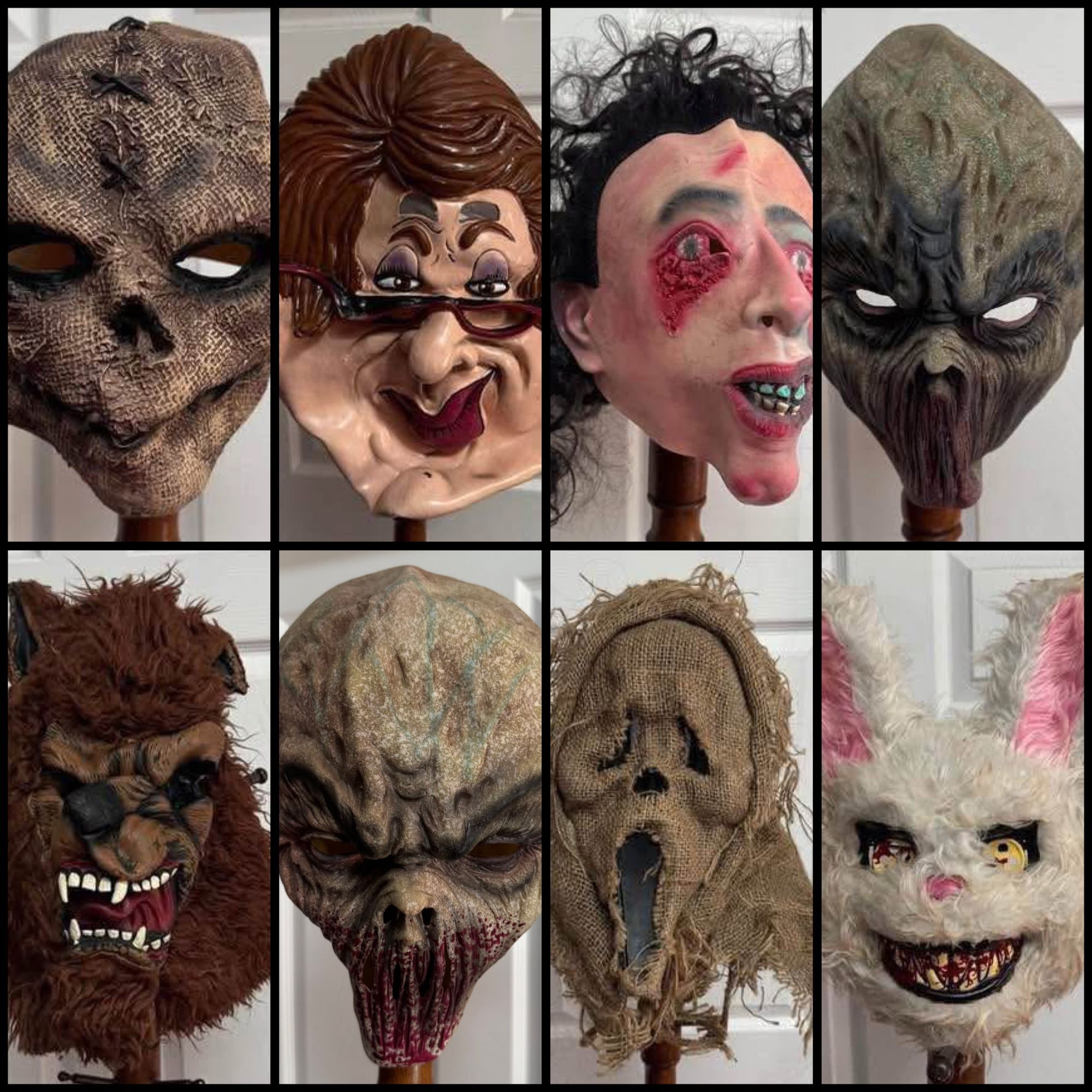 Scary Halloween Masks Costumes Decor $5 each