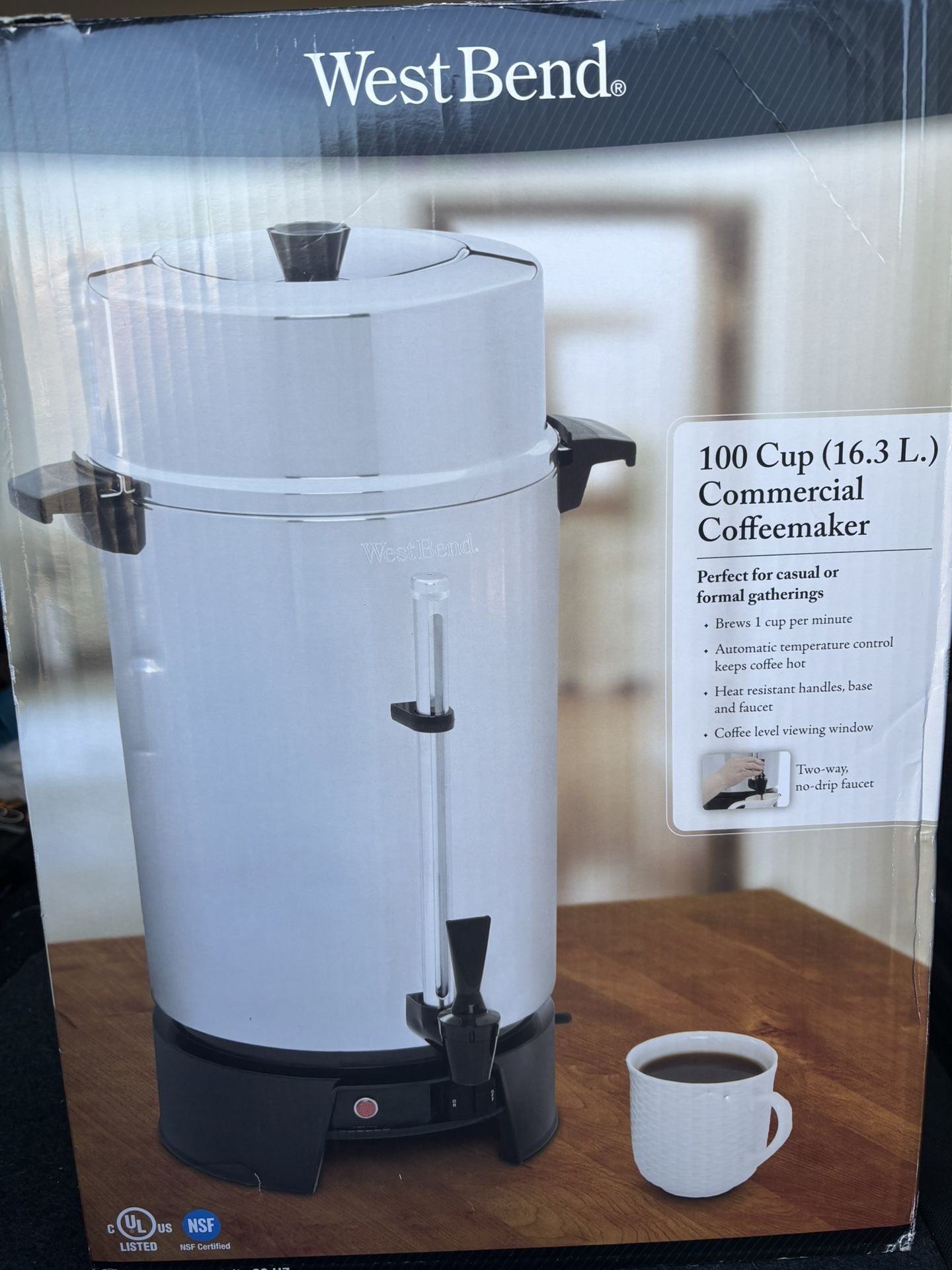 West Bend 100 Cup Coffee Maker (commercial)
