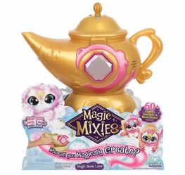 Moose Toys Magic Mixies Genie Lamp Pink Plush Interactive Light Sound Brand New