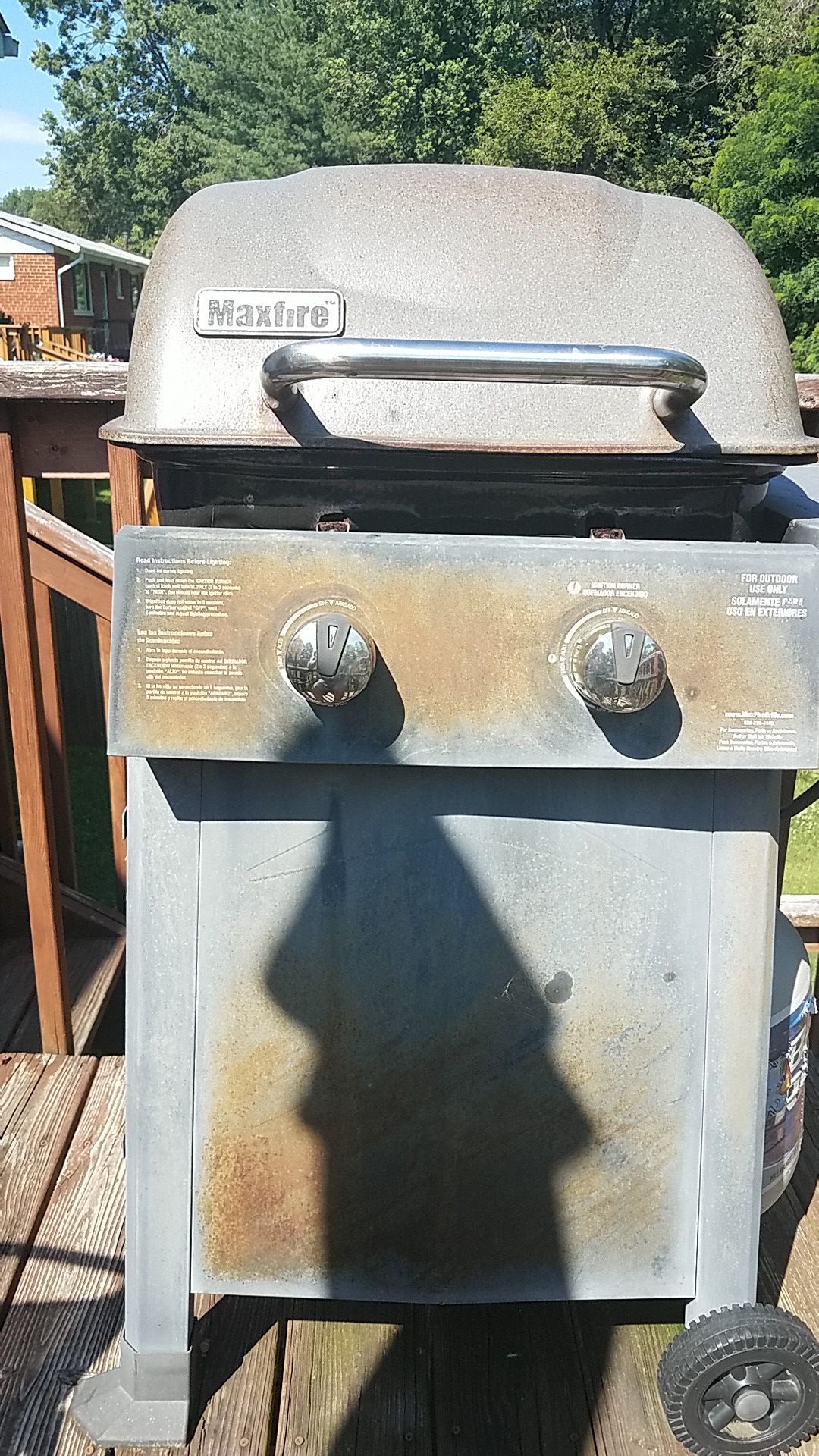 FREE - Max fire LPG Gas Grill