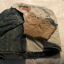 Levi Sherpa Jean Jacket