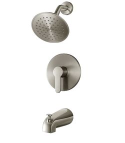 Tub Shower Faucet Set with Valve, WRISIN Shower Faucets Sets Complete Brushed Nickel with 6 Inch High-Pressure Rian Showerhead