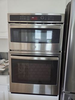 GE Wall Oven + Microwave Stainless Steel