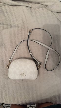 Mini White Coach Purse