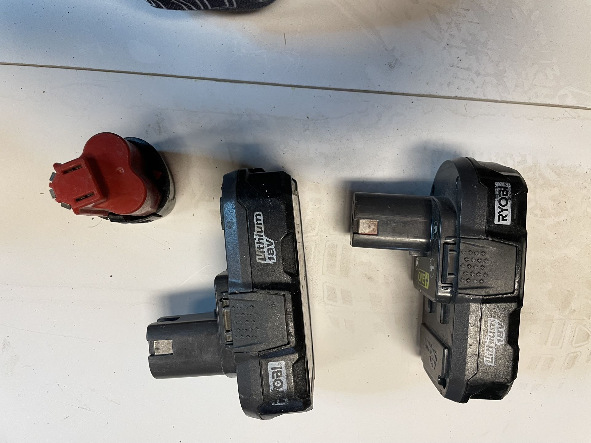 2 Ryobi Batteries