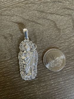 Silver chain and pendant