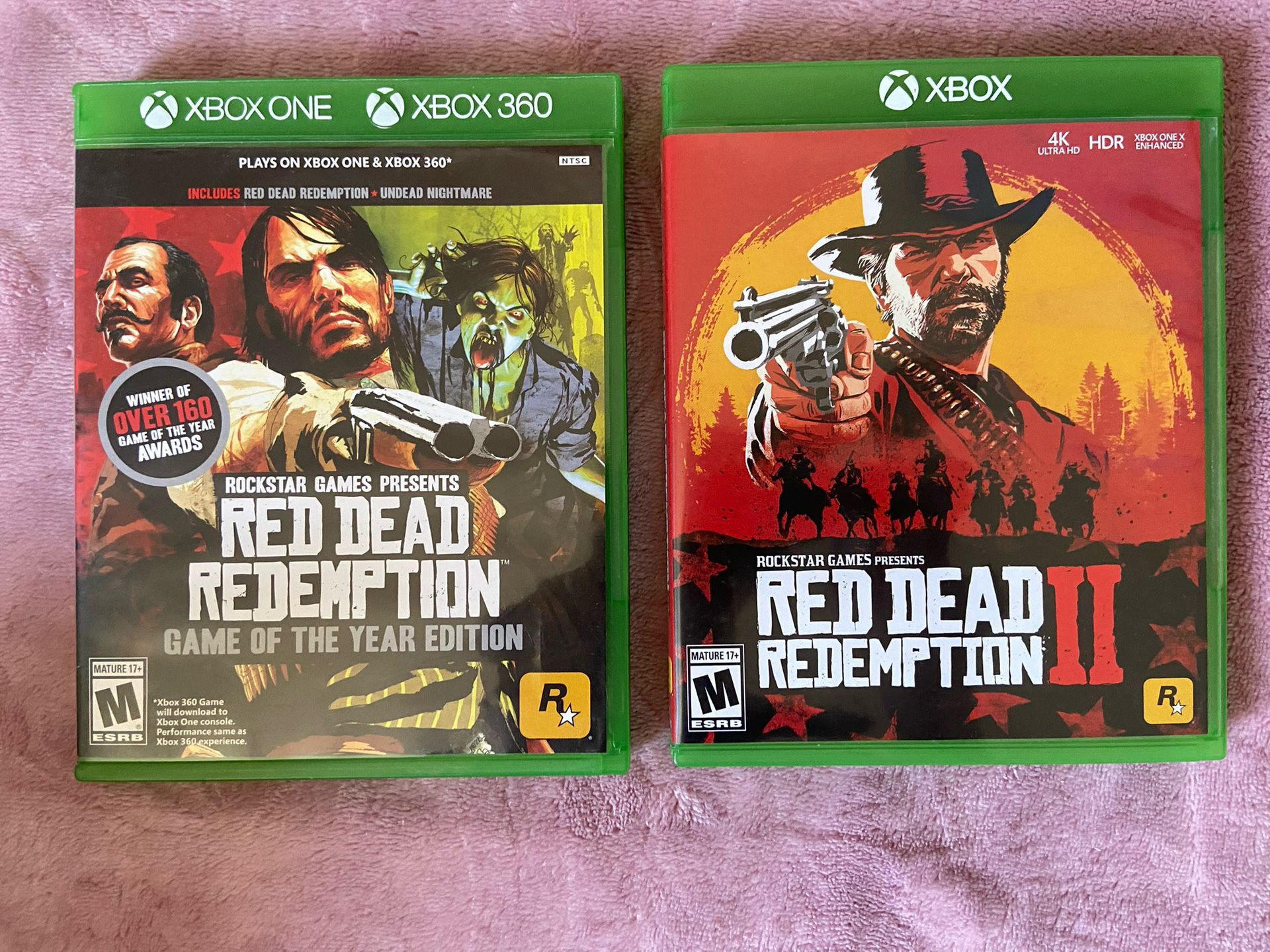Red Dead Redemption 2 And Red Dead 1 XBOX ONE