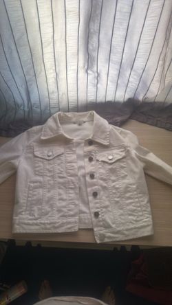 White Calvin Klein Denim Jacket