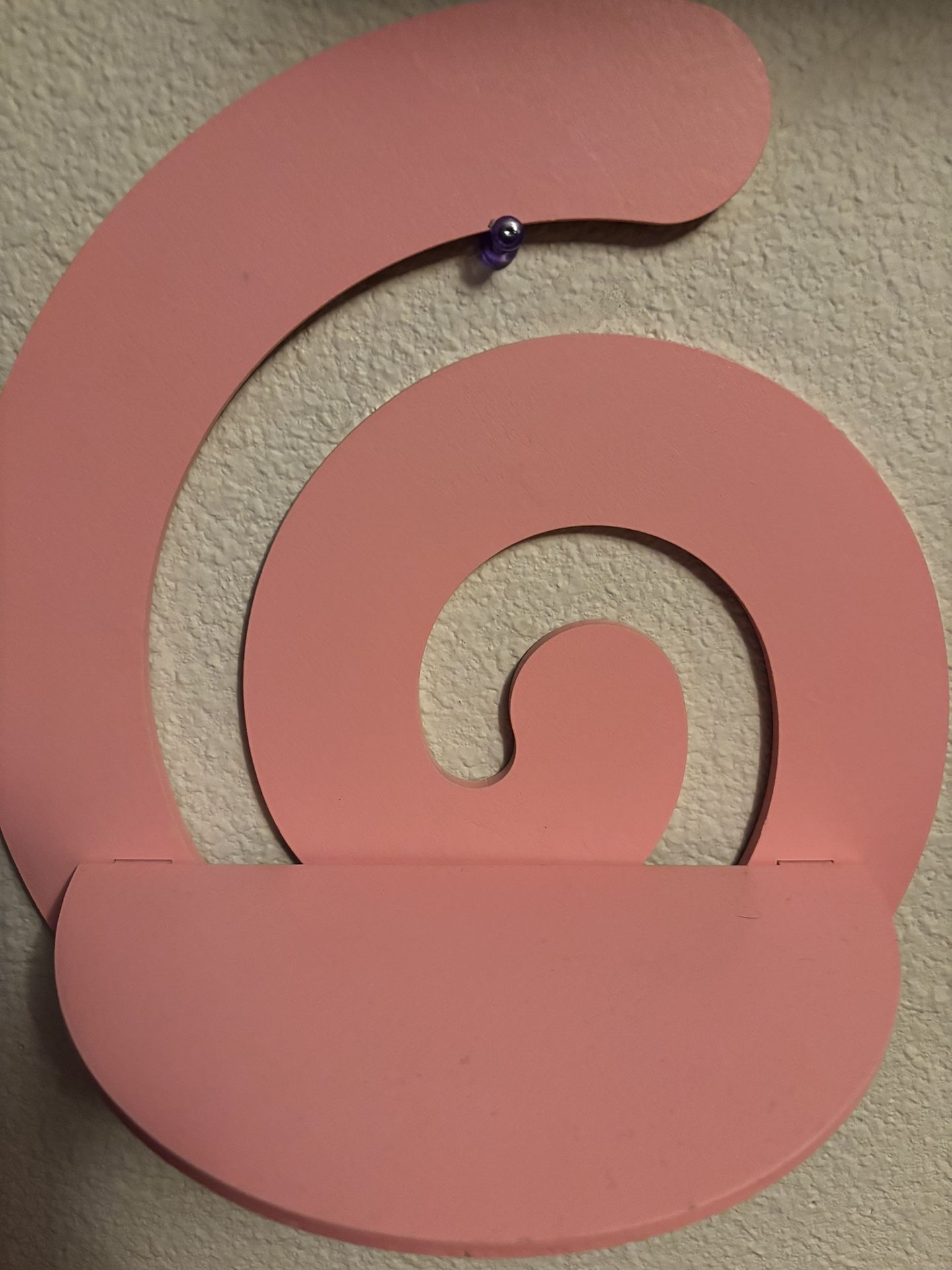 pink Swirly Shelf