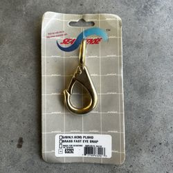 Brass Fast Eye Snap 