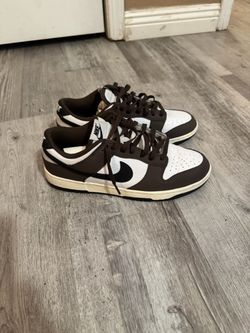 Nike Dunk Low Brown and White Sneakers