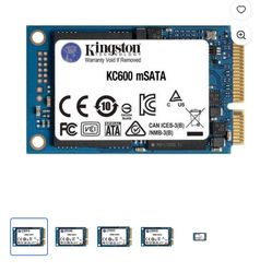 Brand New Kingston KC600 1TB Solid State Drive, mSATA Internal, (SATA/600)