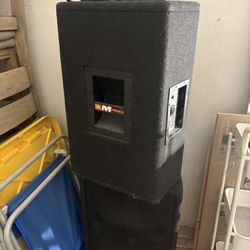 JBL M Pro Mp212 Two Way Portable Speakers