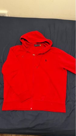 Red Polo Ralph Lauren Hoodie