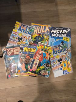 Lot of old comic books