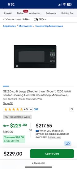 GE Microwave Oven