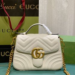 Genuine white GC ladies bag