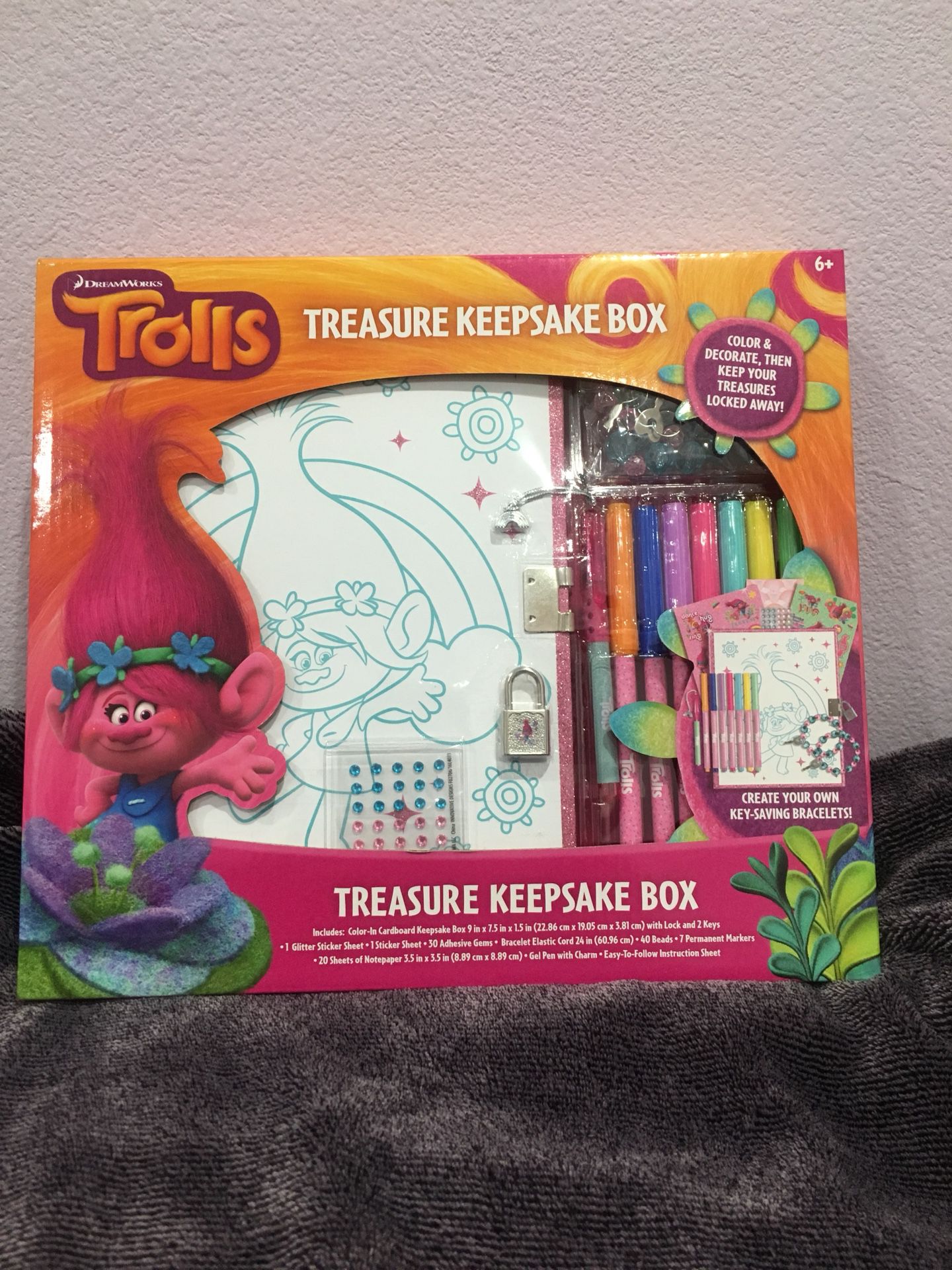 Trolls Treasure Keepsake Box