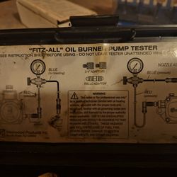 Fitz All Oil Burner Pump Tester 