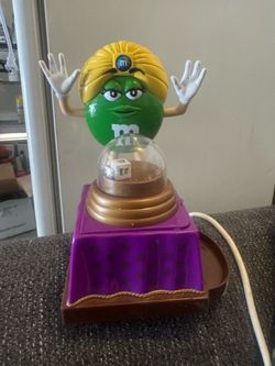 M&M’s Green Fortune Teller Candy Dispenser – Collectible