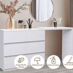 Drawer Vanity /Desk Set