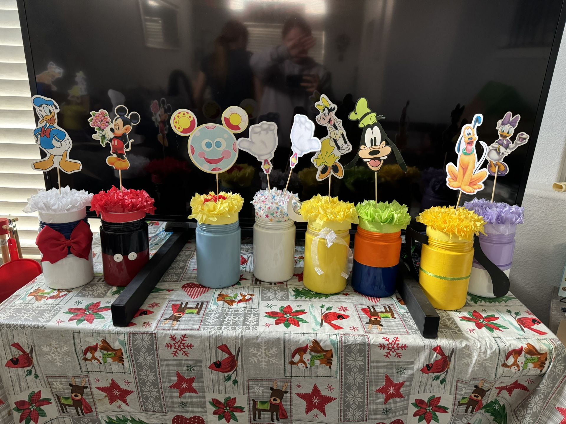 Handmade Mickey & Friends Center Pieces