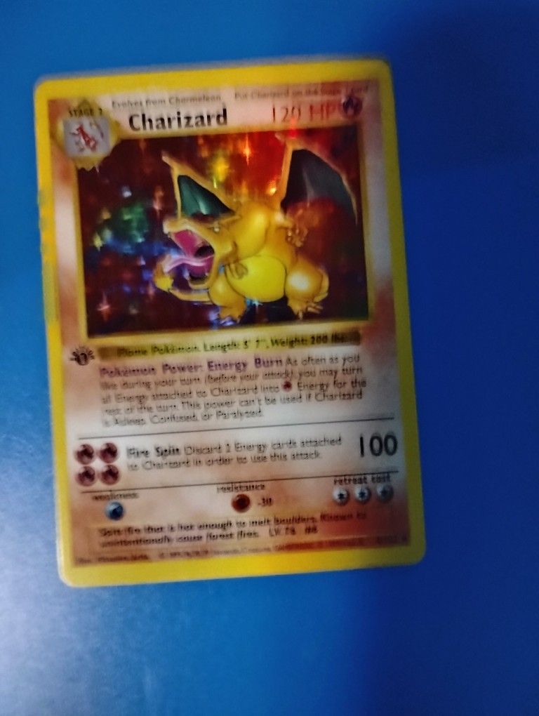 First Edition First Set Charizard Nice Don't Miss Out On This