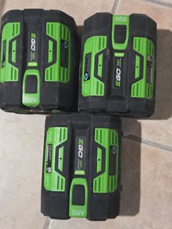 3 Battery EGO 56V