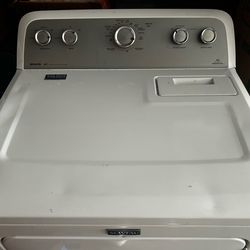 Full sized Maytag Washer and dryer set.